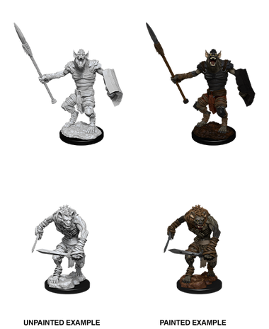 Dungeons & Dragons: Nolzur's Marvelous Unpainted Miniatures - Gnoll & Gnoll Flesh Gnawer