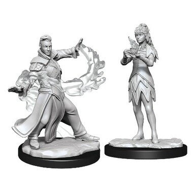 Magic: The Gathering Deep Cuts Unpainted Miniatures: Killian & Dina (Wave 15)