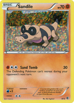 Sandile 8/12 - McDonalds Collection 2011 Holofoil (HP)