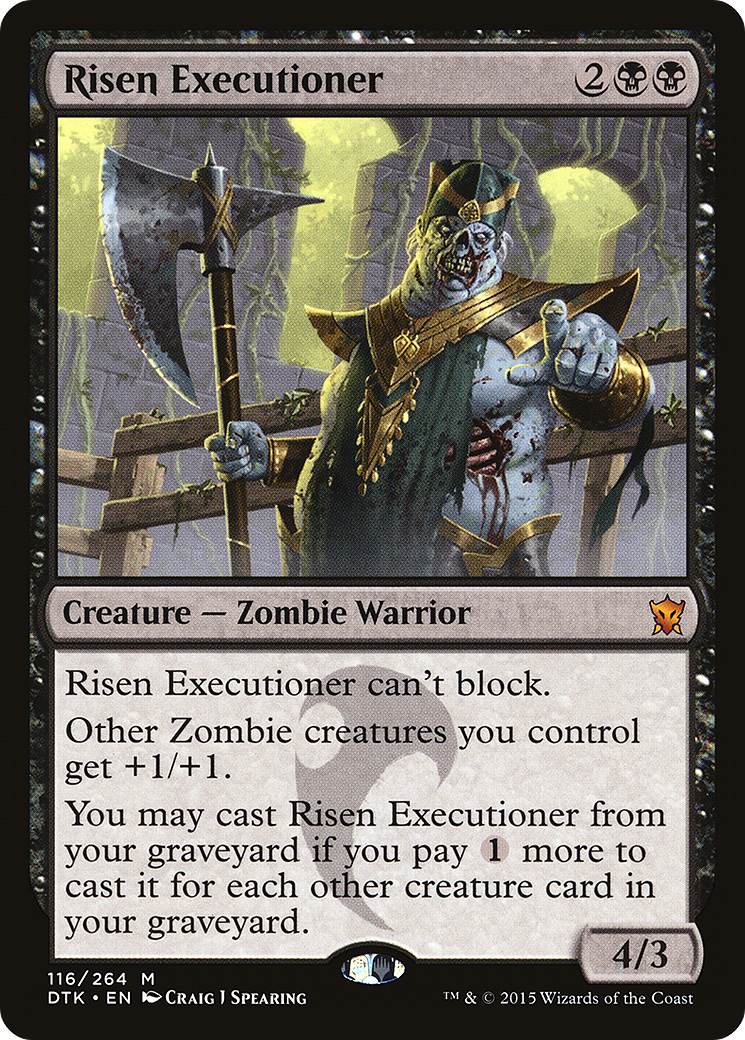 Risen Executioner (DTK-116) - Dragons of Tarkir (LP)