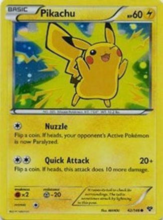 Pikachu - 42/146 (2014 Movie Promo) 42 - Miscellaneous Cards Products Holofoil (HP)