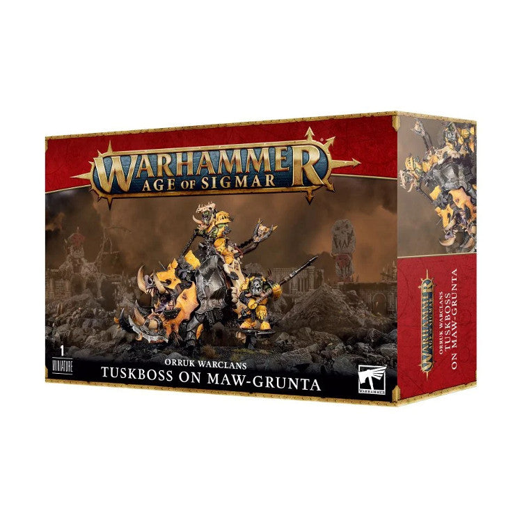 Warhammer Age of Sigmar: Orruk Warclans - Tuskboss on Maw-grunta