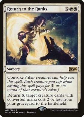 Return to the Ranks (M15-029) - Magic 2015 Foil (LP)