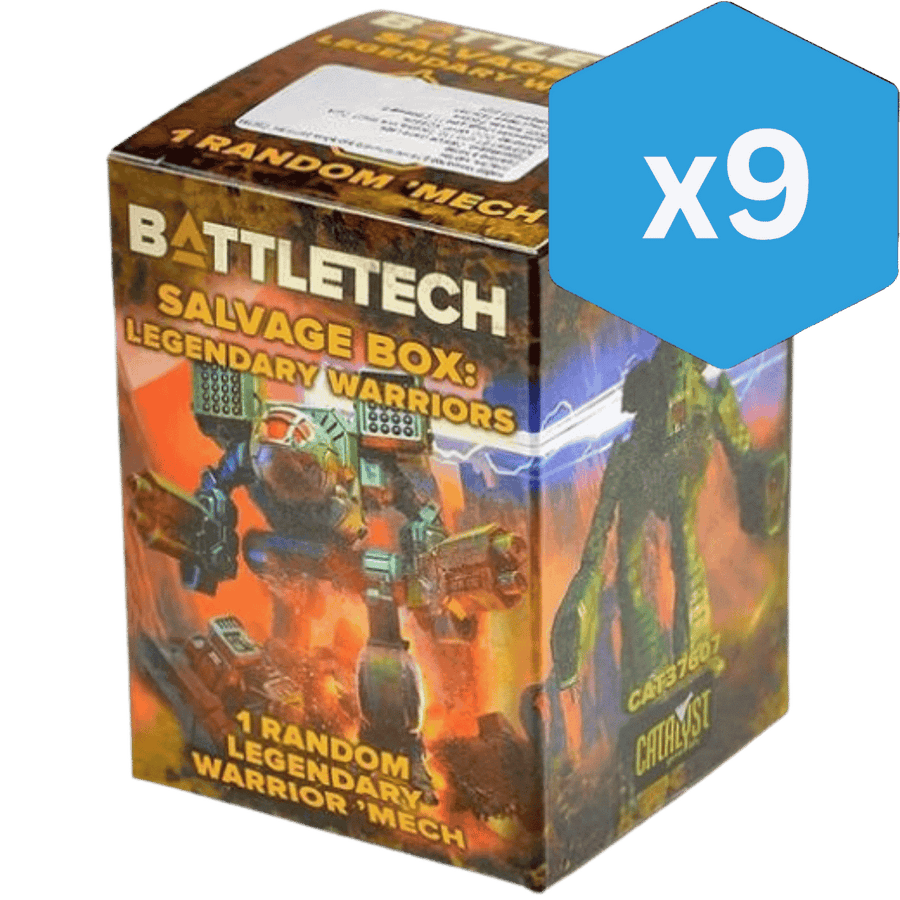 BattleTech: Salvage Box - Legendary Warriors - Display (9)