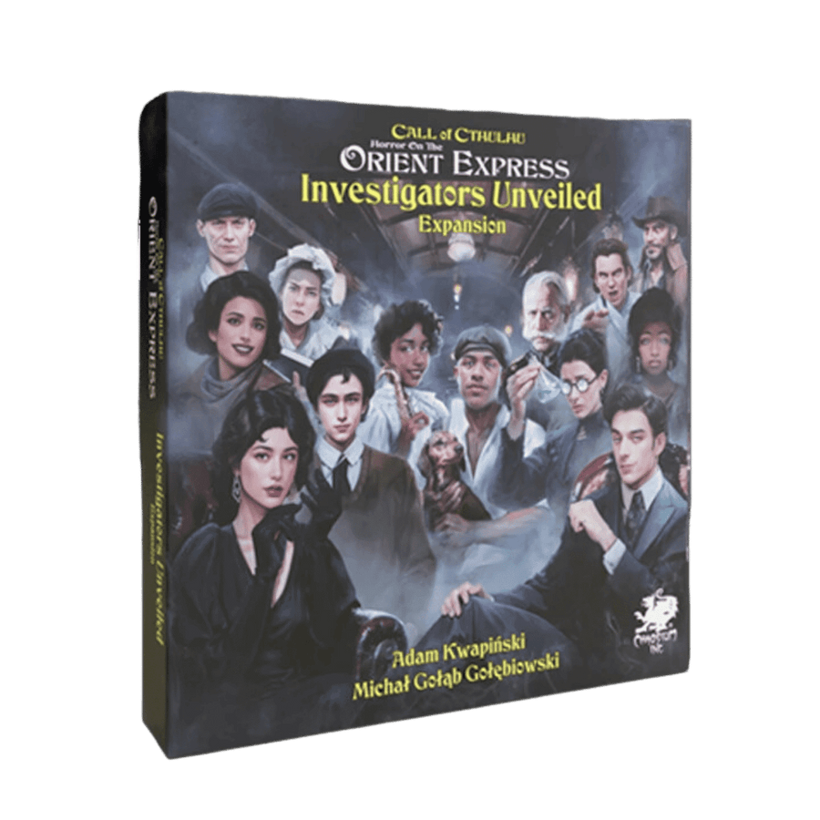 Call of Cthulhu: Horror on the Orient Express - The Board Game - Investigators Unveiled Expansion (Kickstarter) (PREORDER)