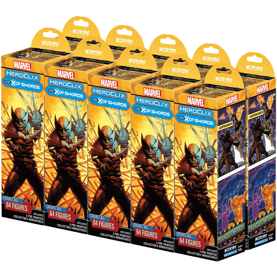 Marvel HeroClix: X-Men - X of Swords Booster Brick (10)