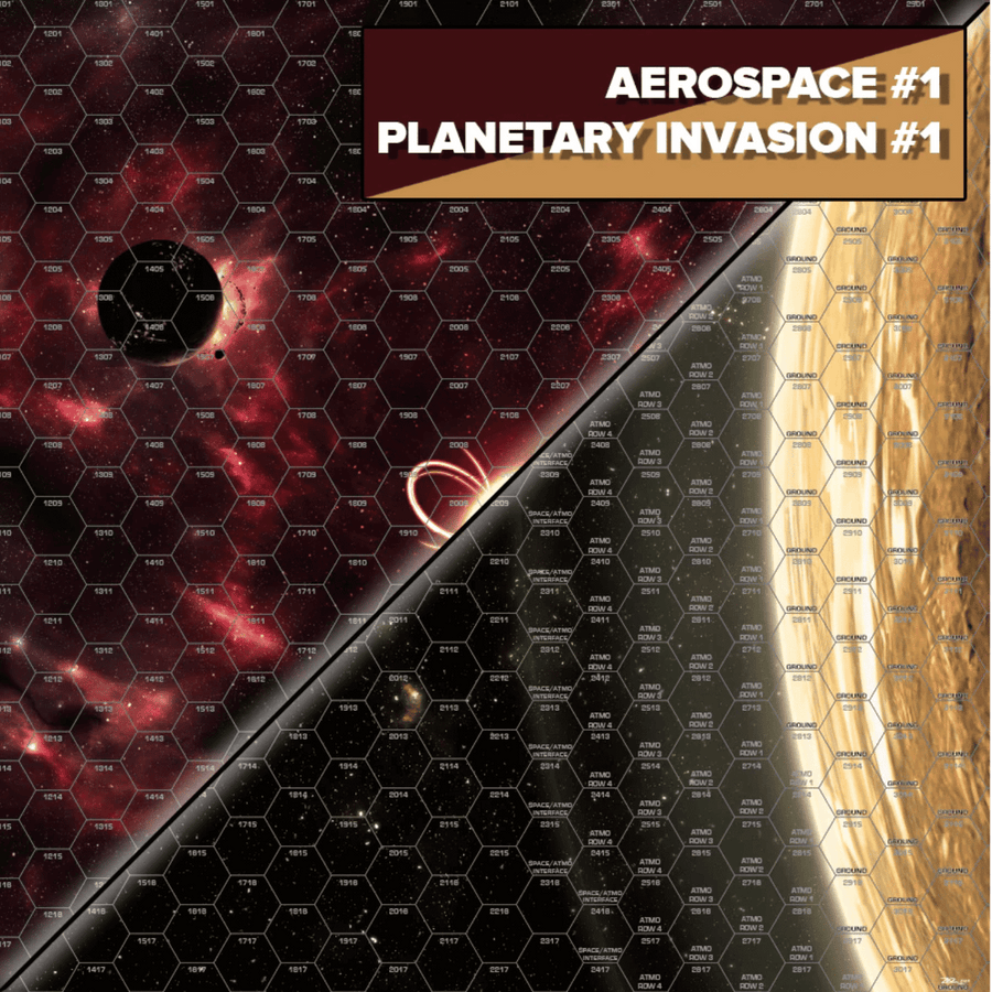 BattleTech: Battle Mat - Aerospace - Aerospace #1 / Planetary Invasion #1