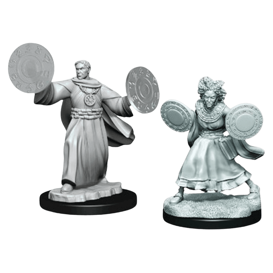 Critical Role Unpainted Miniatures: Human Graviturgy & Chronurgy Wizards (Wave 1)