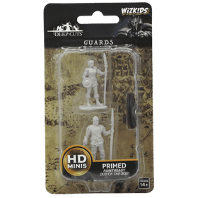 Wizkids Deep Cuts Unpainted Miniatures: Guards