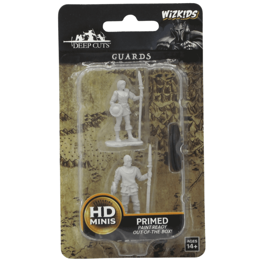 Wizkids Deep Cuts Unpainted Miniatures: Guards