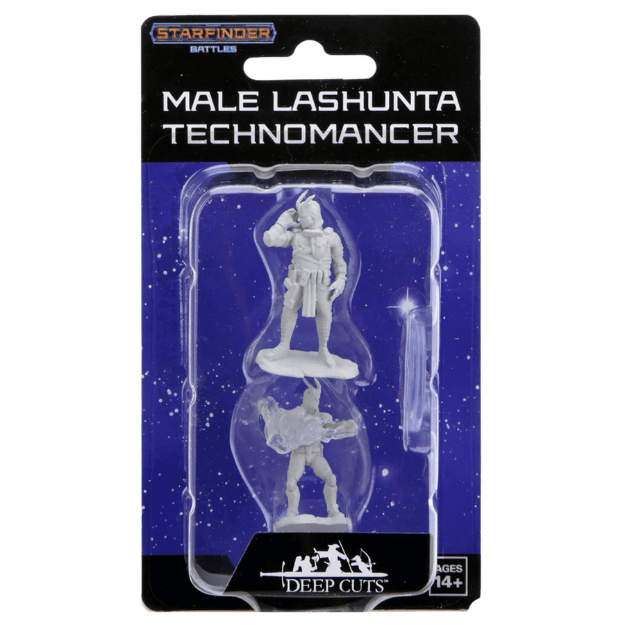 Starfinder Battles Deep Cuts Unpainted Miniatures: Male Lashunta Technomancer (Wave 17)