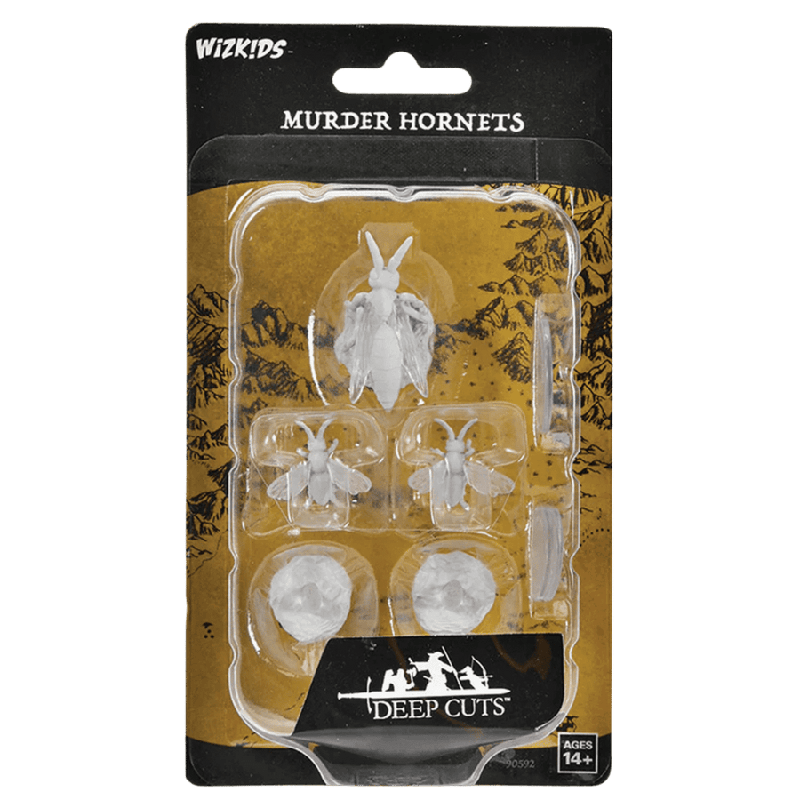 Wizkids Deep Cuts Unpainted Miniatures: Murder Hornets