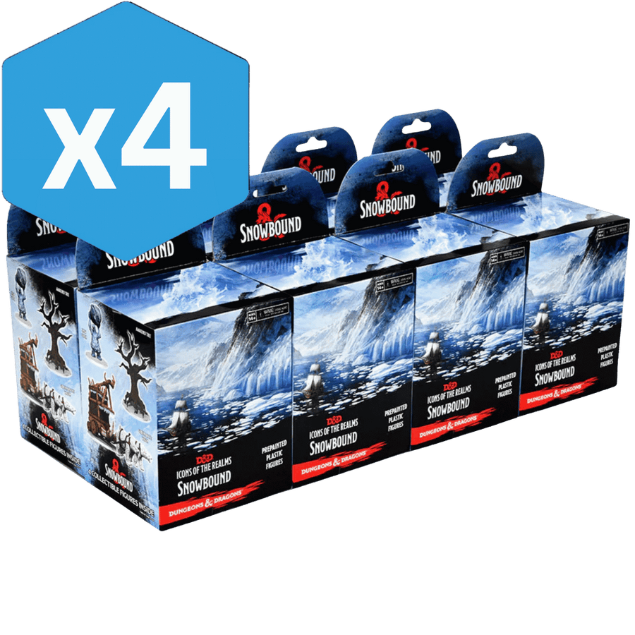 Dungeons & Dragons Miniatures: Icons of the Realms #19 - Snowbound Booster Case (32) w/ Promo*