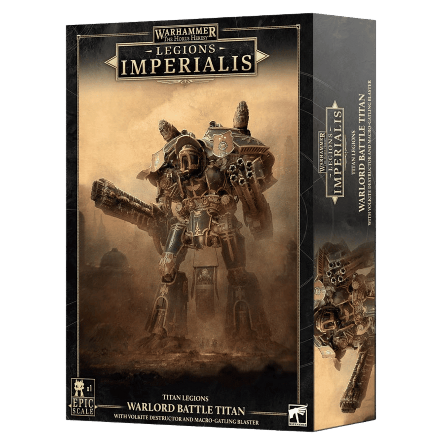 Warhammer The Horus Heresy: Legions Imperialis - Titan Legions - Warlord Battle Titan with Volkite Destructor and Macro-Gatling Blaster