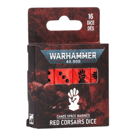 Warhammer 40K: Chaos Space Marines - Red Corsairs - Dice Set