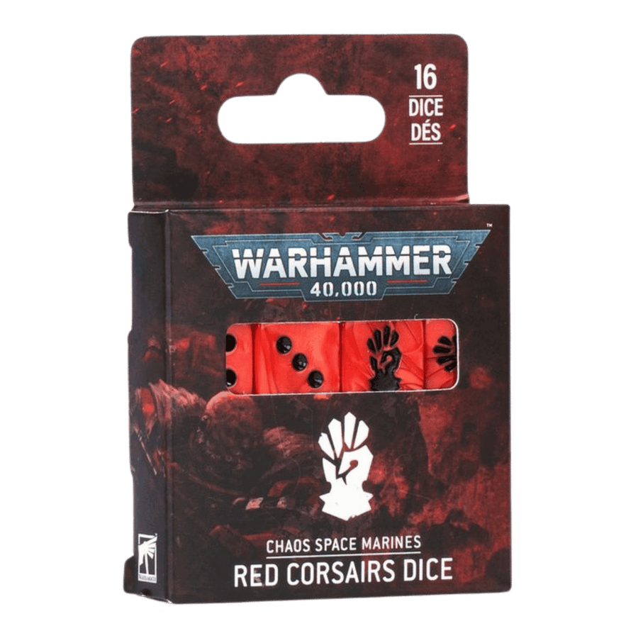 Warhammer 40K: Chaos Space Marines - Red Corsairs - Dice Set