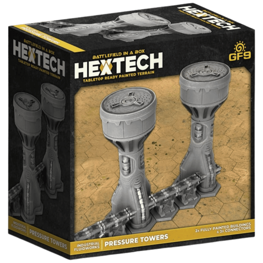 Battlefield in a Box: Hextech Terrain - Industrial Fluidworks: Pressure Tower