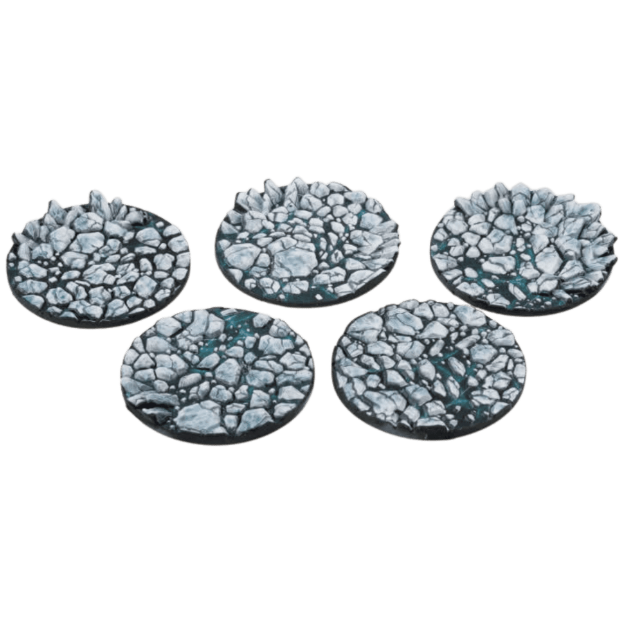 GamersGrass: Battle Ready Toppers - Frost Lake - Round 40mm (5ct)