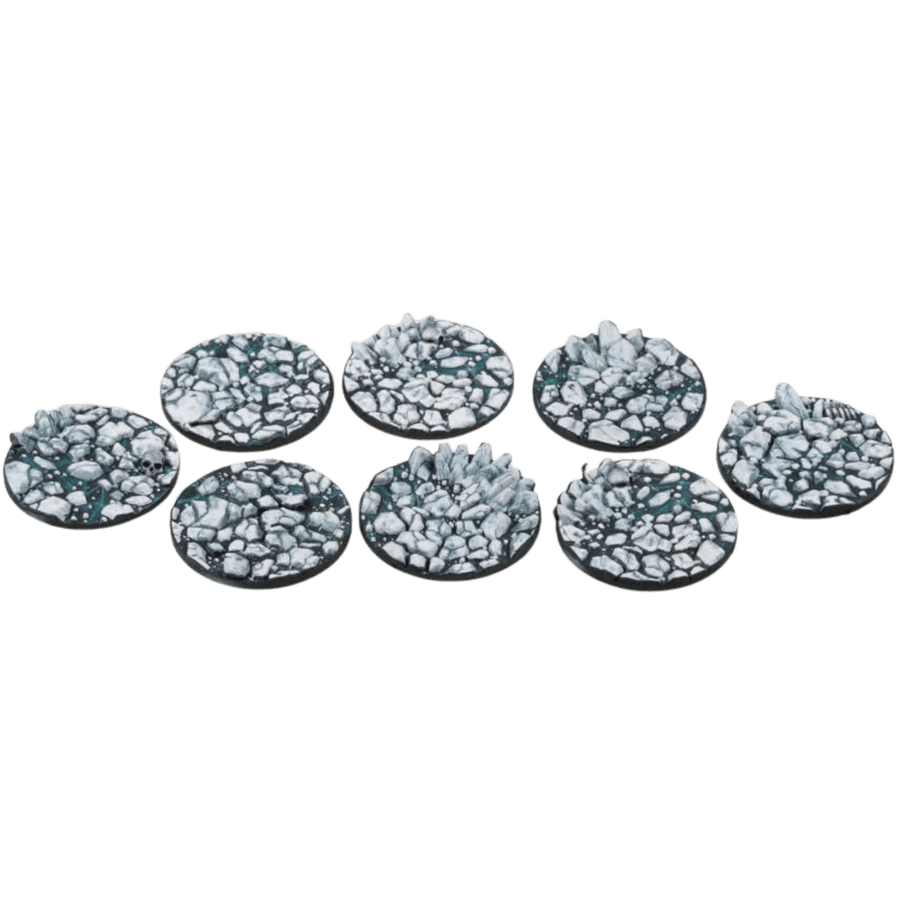 GamersGrass: Battle Ready Toppers - Frost Lake - Round 32mm (8ct)