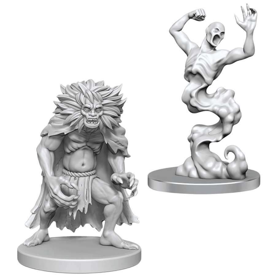 Dungeons & Dragons: Nolzur's Marvelous Miniatures - Classic Wight & Classic Wraith (Unpainted)