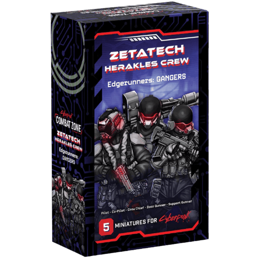 Cyberpunk RED: Combat Zone - Zetatech Herakles Crew, Edgerunner Gangers (PREORDER)
