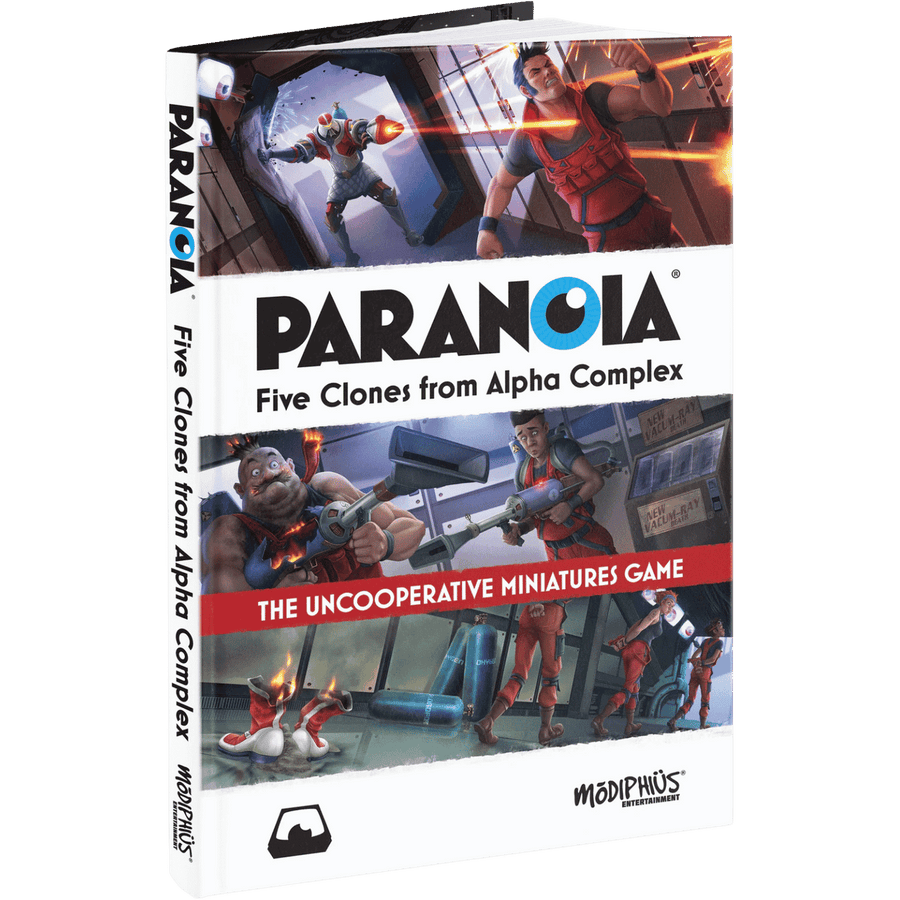 Paranoia: Five Clones From Alpha Complex (Hardcover) (PREORDER)