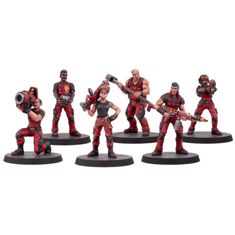 Paranoia: Five Clones From Alpha Complex: Trouble Shooters Miniatures