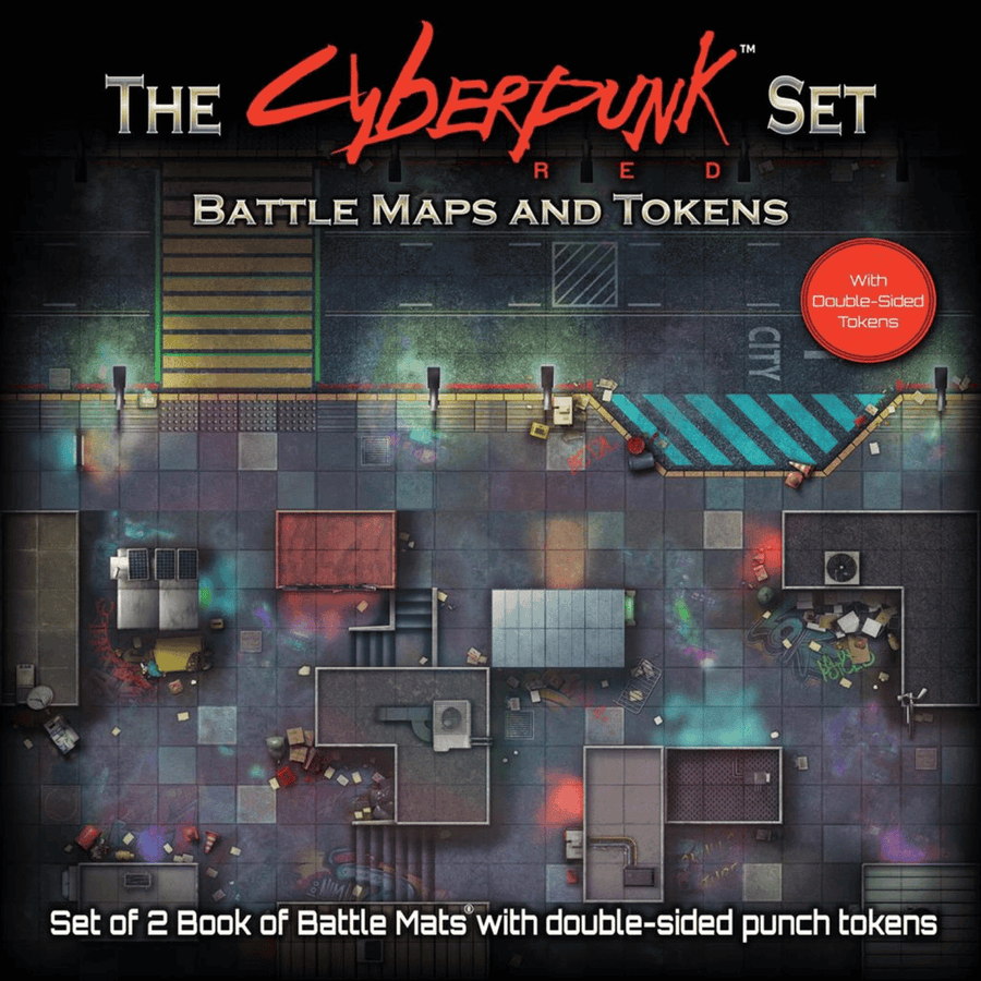 Battle Maps and Tokens: Cyberpunk RED