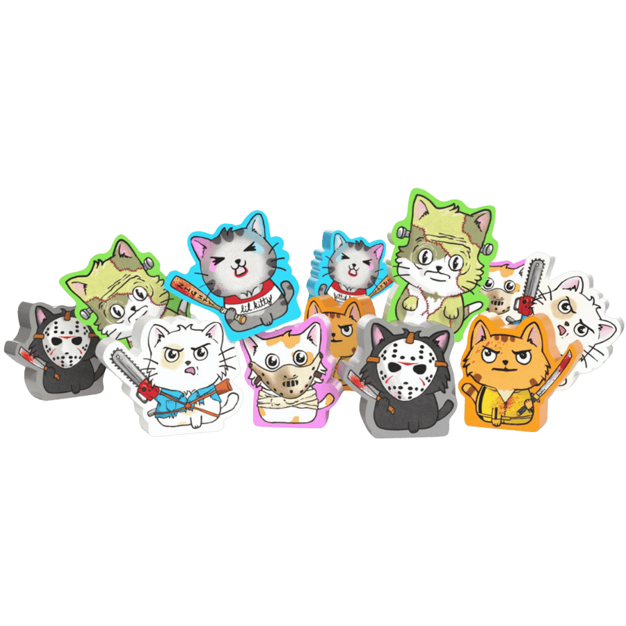 Cats vs Cucumbers: Killer Kitten Meeples (PREORDER)