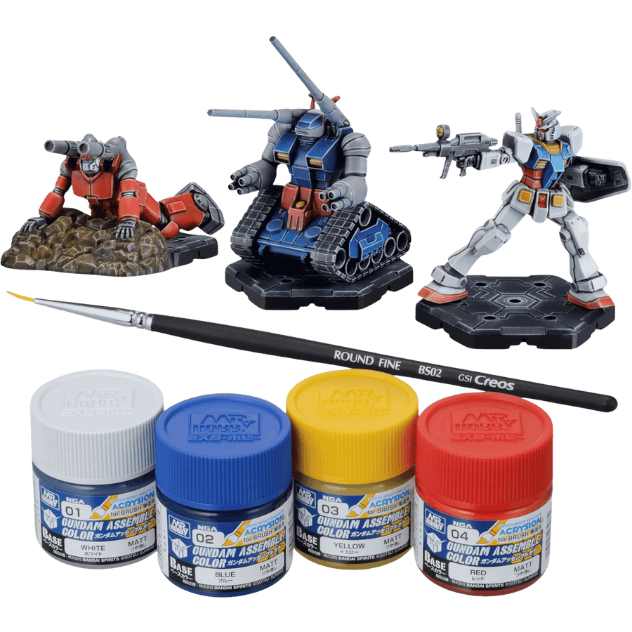 Gundam Assemble Color: Paint Pack 01 PA01 (PREORDER)