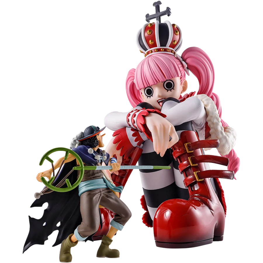 One Piece: Perona vs. Usopp (Impact Log) - Ichibansho Revible Moment Figure (PREORDER)