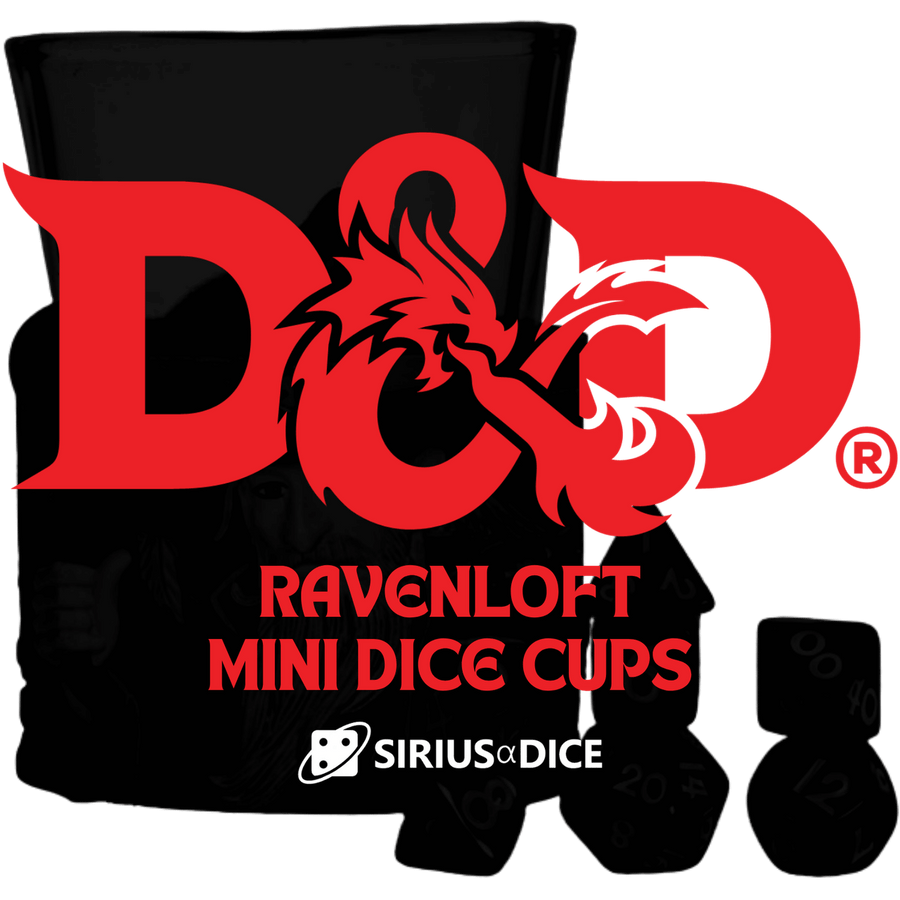 Sirius Dice: Dungeons & Dragons Ravenloft - Mini Dice Cups - Blind Box (1) (PREORDER)