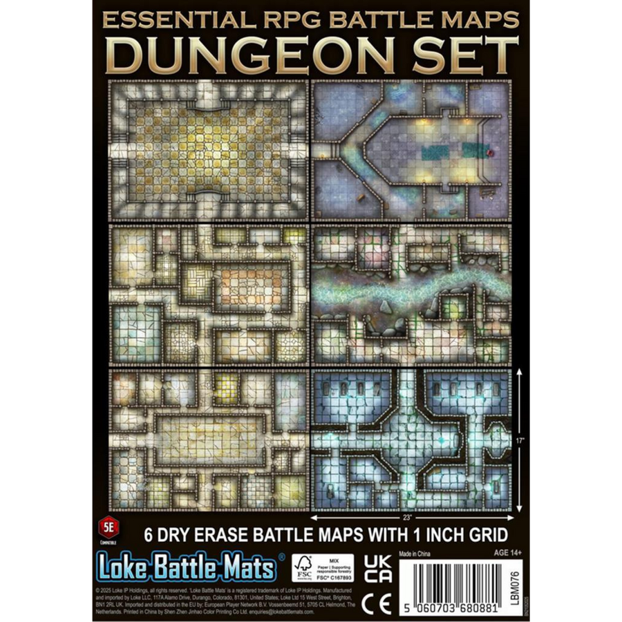 Essential RPG Battle Maps: Dungeon Set