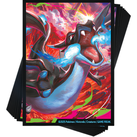 Pokemon: Mega Charizard X ex - Ultra-Premium Collection - Card Sleeves (65ct)