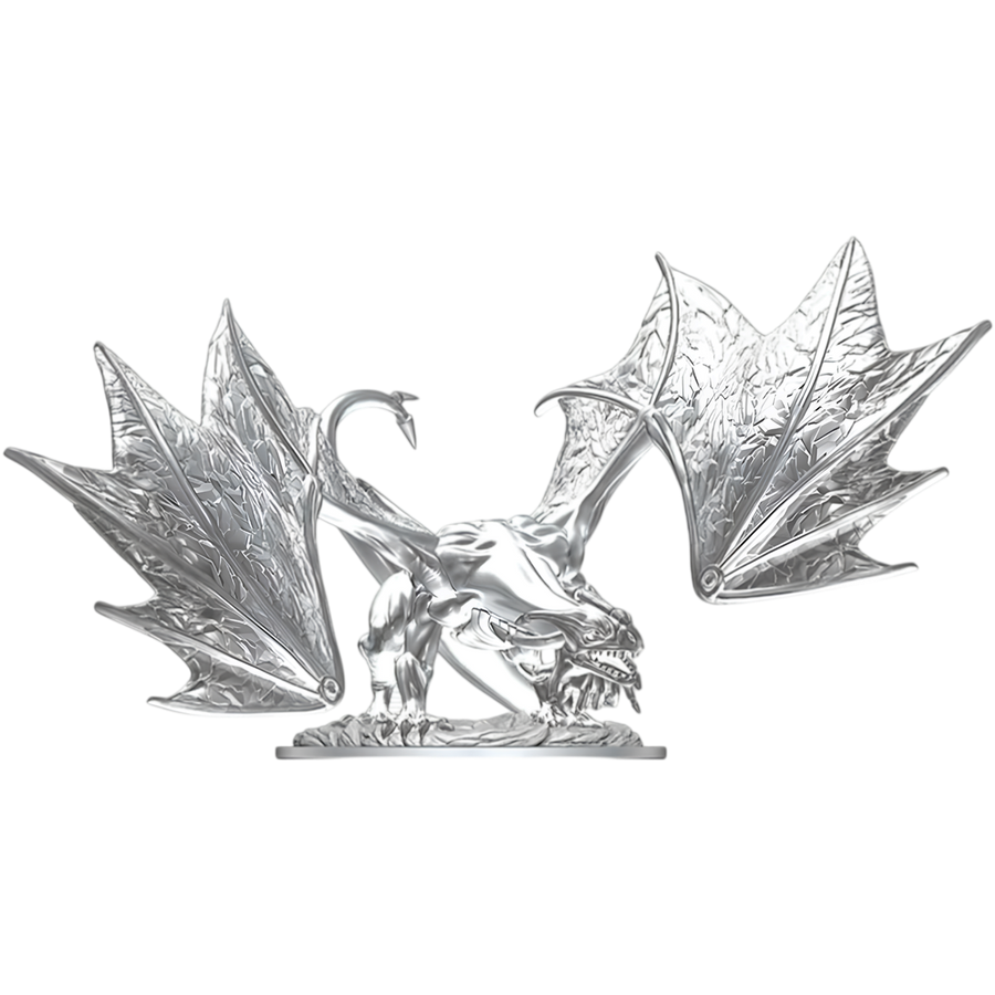Dungeons & Dragons Nolzur's Marvelous Miniatures: Young Sapphire Dragon (Unpainted) (PREORDER)