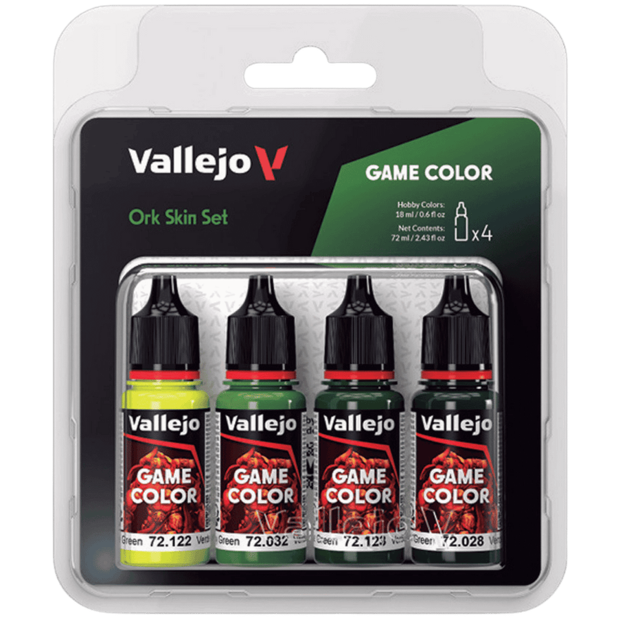 Acrylicos Vallejo: Game Color - Ork Skin Set (4ct) (PREORDER)