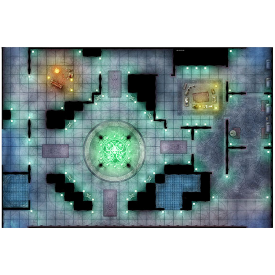 Gale Force 9: RPG Mat - Drow Sanctum (PREORDER)