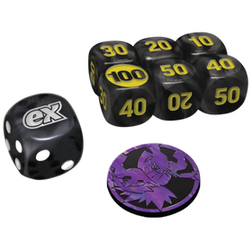 Pokemon: Mega Evolution - Pitch Black - Elite Trainer Box - Dice & Coin Set