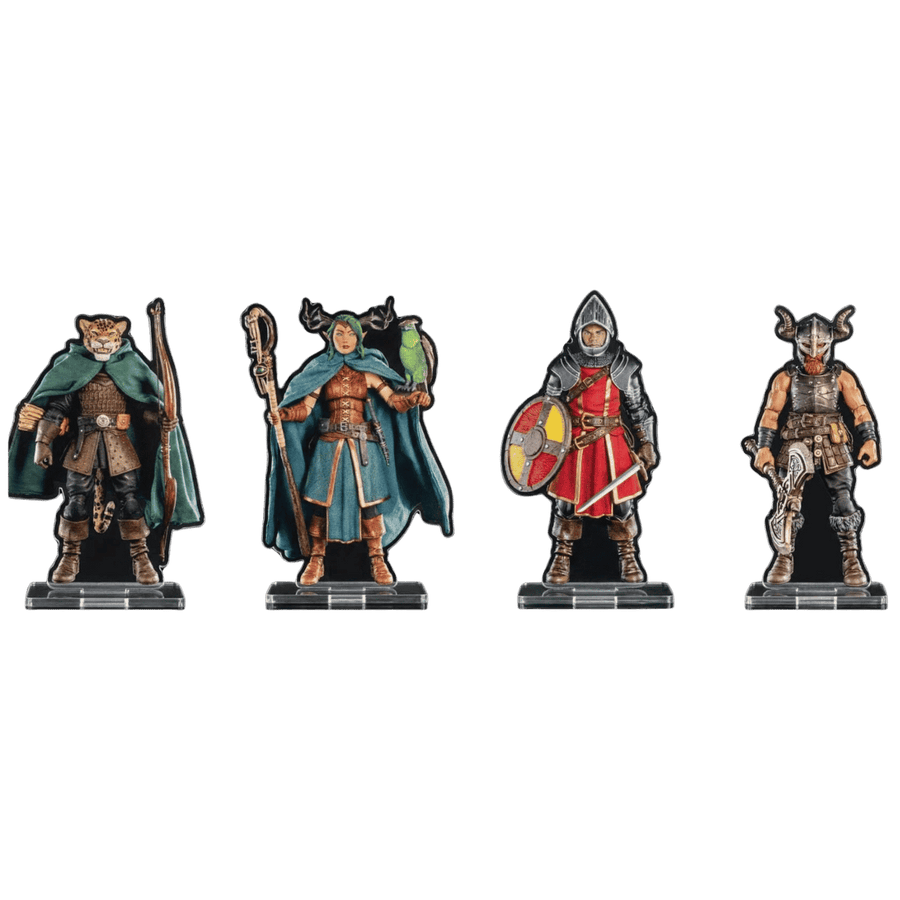 Mythic Legions RPG: Heroic Set B - Acrylic Standees (4ct) (PREORDER)