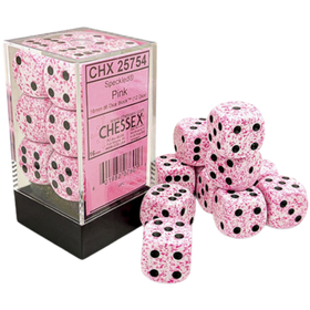 Chessex Dice: Speckled D6 16mm - Pink (12ct)
