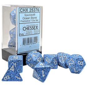 Chessex Dice: Speckled Polyhedral - Ocean Stone (7ct)