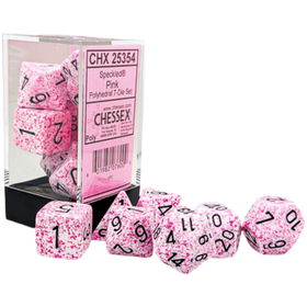 Chessex Dice: Speckled Polyhedral - Pink (7ct)