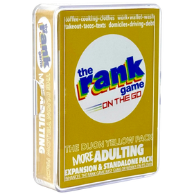 The Rank Game On-the-Go: MORE Adulting (Dijon Yellow Pack)
