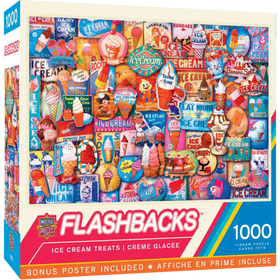 MasterPieces Puzzles: Flashbacks - Ice Cream Treats (1000pcs)