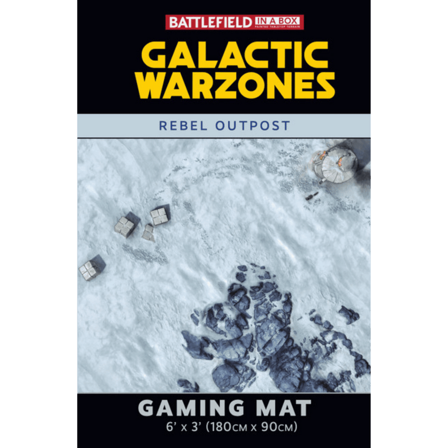 Battlefield in a Box: Galactic Warzones - Rebel Outpost - Gaming Mat (6' x 3' Vinyl)