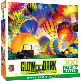 MasterPieces Puzzles: Glow-in-the-Dark - Taking Flight (300pcs, EZ Grip)
