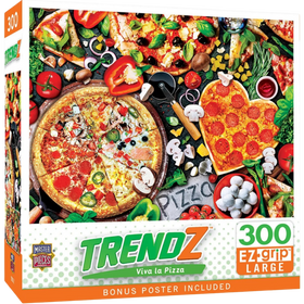 MasterPieces Puzzles: Trendz - Viva La Pizza (300pcs, EZ Grip)