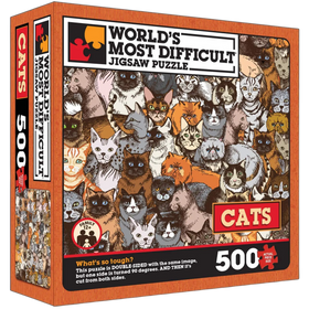 Cats Jigsaw Puzzle Double-Sided (500pcs)