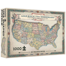 America the Wonderland Jigsaw Puzzle (1000pcs)