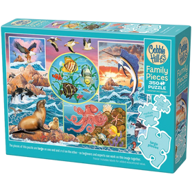 Cobble Hill Puzzles: Ocean Magic - Family Pieces (350pcs)